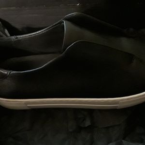 ALAR by Pure Navy, Black leather sneakers (womens)